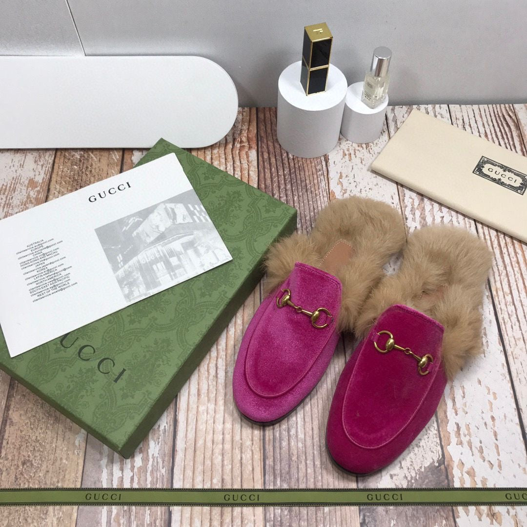 Suede Leather Slipper